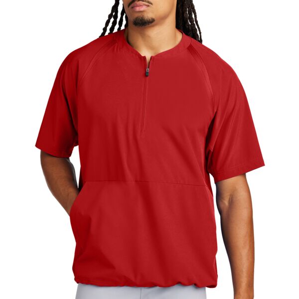 Repeat 1/2 Zip Short Sleeve Jacket Thumbnail