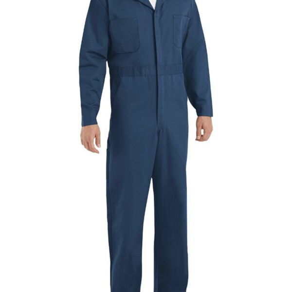 Men's Extended Sizes Button-Front Cotton Coveral Thumbnail
