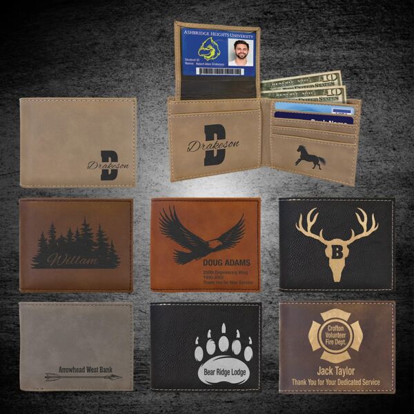 Blank Leatherette Wallets Thumbnail