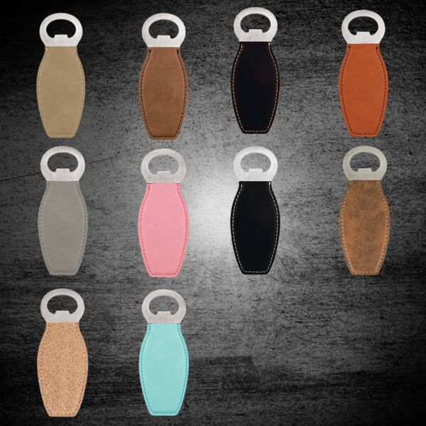 Blank Leatherette Magnetic Bottle Opener Thumbnail