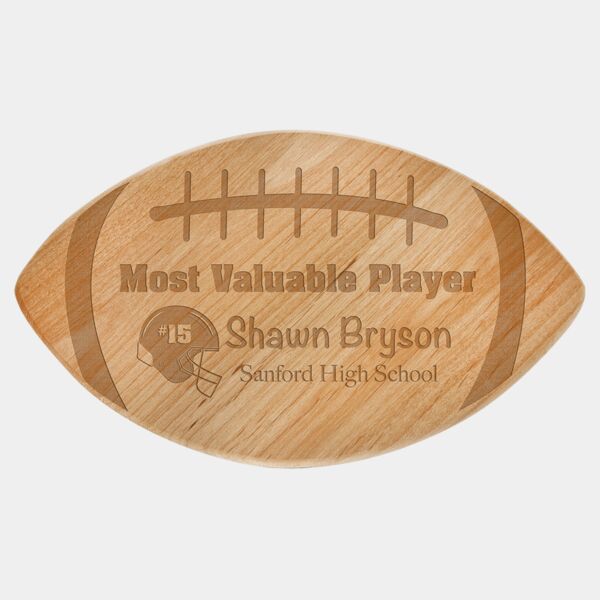 11" x 6 1/2" Football Plaque Thumbnail