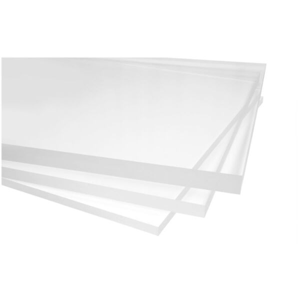 11 3/4" x 23 3/4" x 1/2" Cast Acrylic Sheet Stock/Double Sided Masking Thumbnail