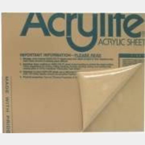 12" x 24" x 1/8" Acrylic Sheet/Double Sided Plastic Protective Coating Thumbnail