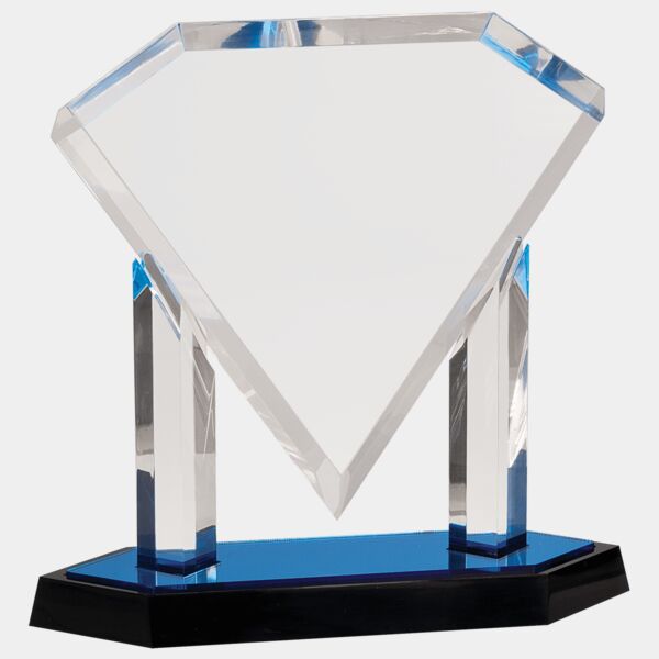 10 3/4" Floating Diamond Acrylic Thumbnail