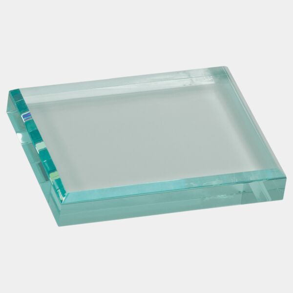 4 1/2" x 3 1/2" Jade Acrylic Paperweight Thumbnail