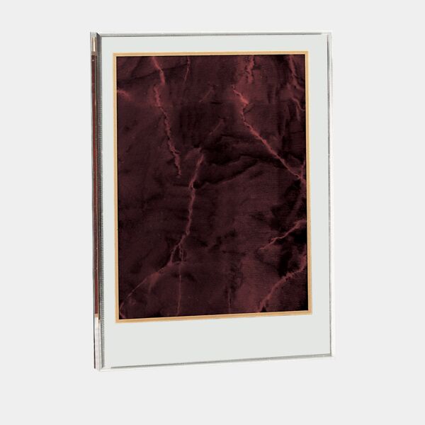 7" x 9 5/8" Ruby Marble Acrylic Award Upright Only Thumbnail