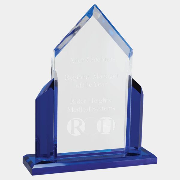 6 1/2" x 8" Peak Series Acrylic with Accents, Base Thumbnail