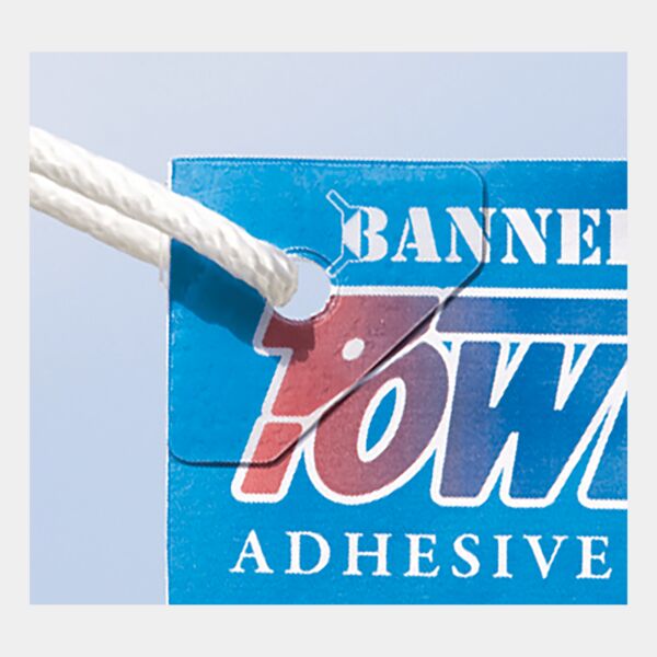 3" x 1 1/2" Crystal Adhesive Mini Power Tabs (order 1 for pack of 100) Thumbnail