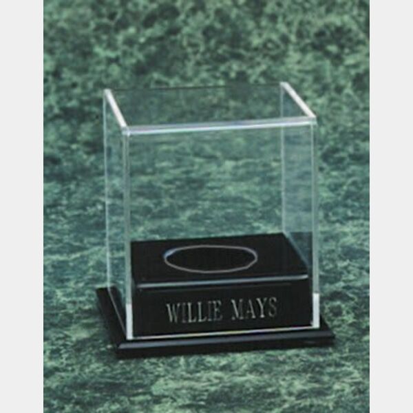 Baseball Acrylic Display Case with Base Thumbnail