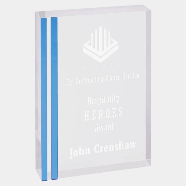 6" x 8" Rectangle Acrylic with Edge Thumbnail