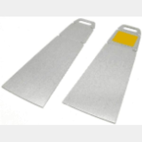 2.76" x 9.23" Aluminum Easel for 10" to 11" x 14" Photo Panels Thumbnail