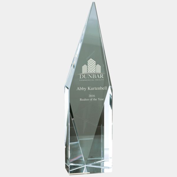 9 3/4" Crystal Diamond Tower Thumbnail