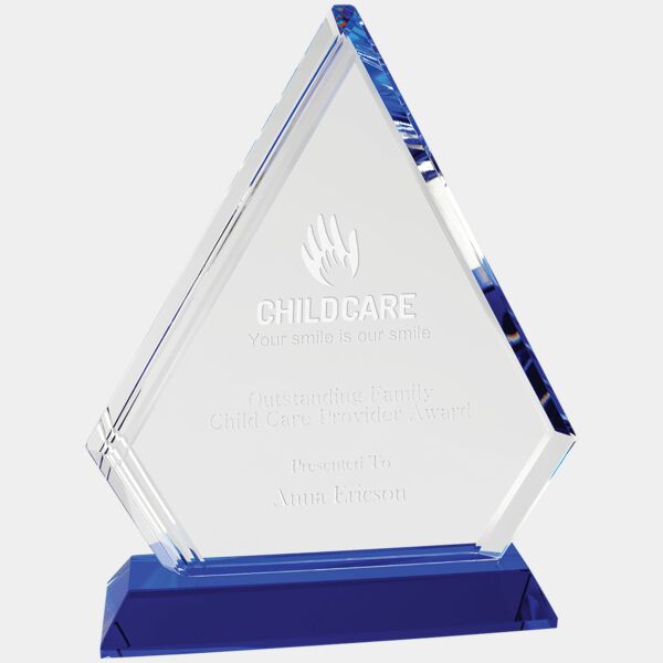 8 3/4" Crystal Diamond on Pedestal Base Thumbnail