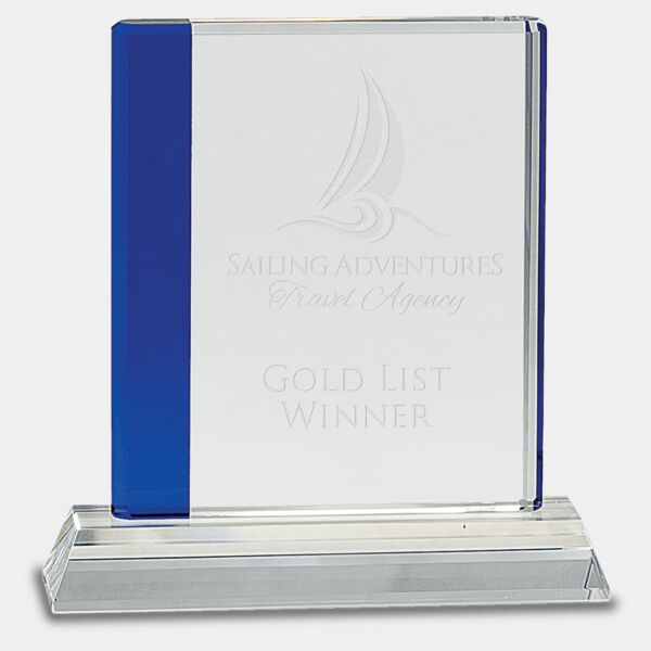 7 1/4" Edge Crystal on Base Thumbnail