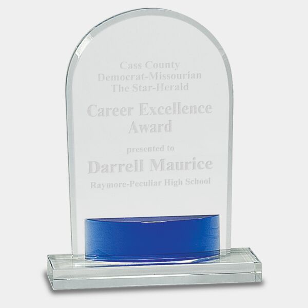 7 3/4" Crystal Arch with Accent Thumbnail