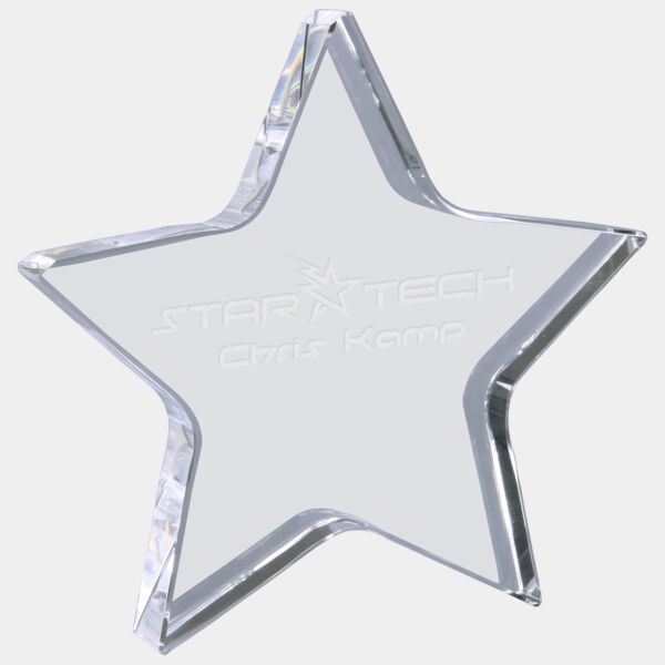 5" x 5" Crystal Star Thumbnail