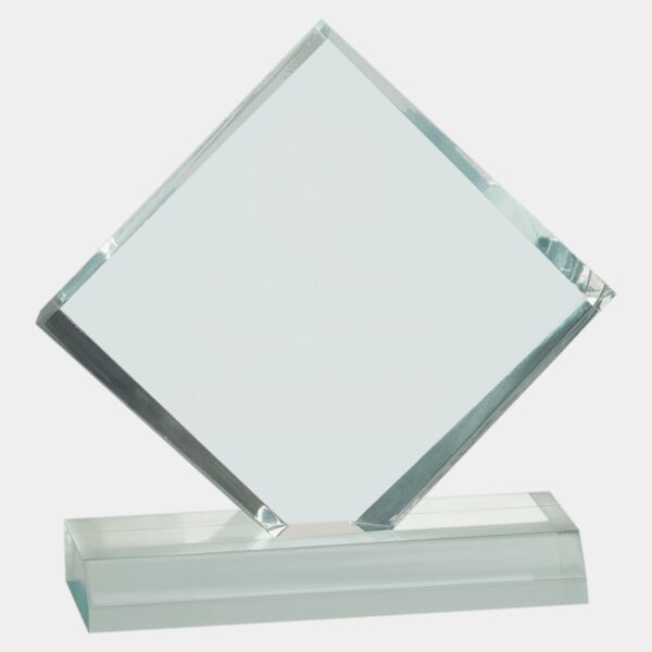 4" x 4" Jade Diamond Jewel Beveled Acrylic Blank Thumbnail