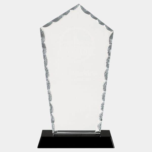 9" Diamond Facet Glass on Base Thumbnail