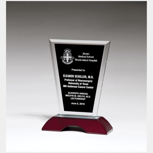 6" x 8" Silkscreened Glass with High Gloss Base Thumbnail