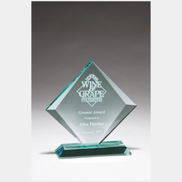 7 3/8" x 7 3/8" Diamond Series Glass Awards Thumbnail