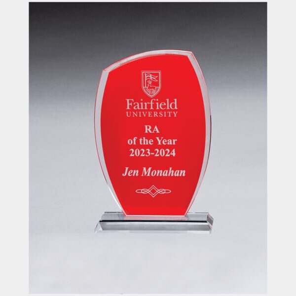 5" x 7 1/2" Tidal Series Glass with Painted Background Thumbnail