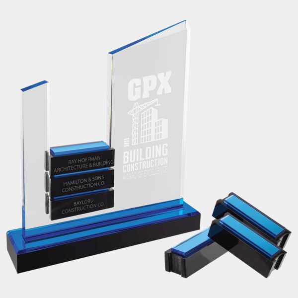 7" x 9" Peak Slant Perpetual Impress Acrylic with 6 Blocks Thumbnail