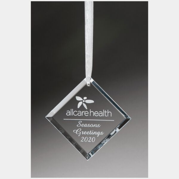 2 3/4" Crystal Diamond Ornament Thumbnail