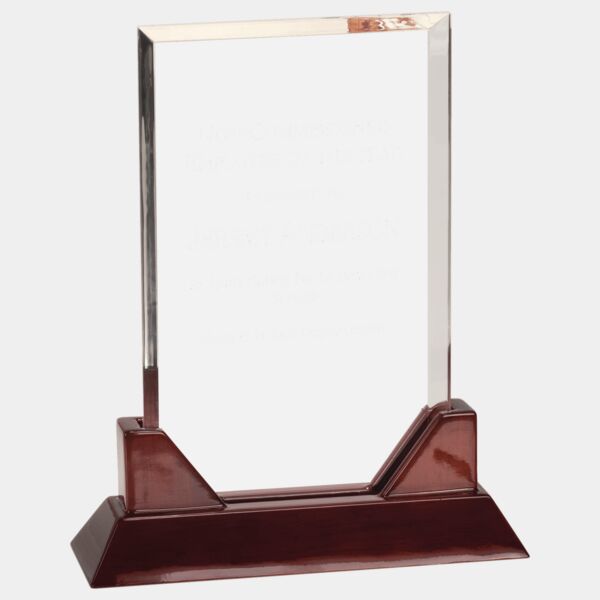 7 3/4" Rectangle Prestige Acrylic with Piano Finish Base Thumbnail