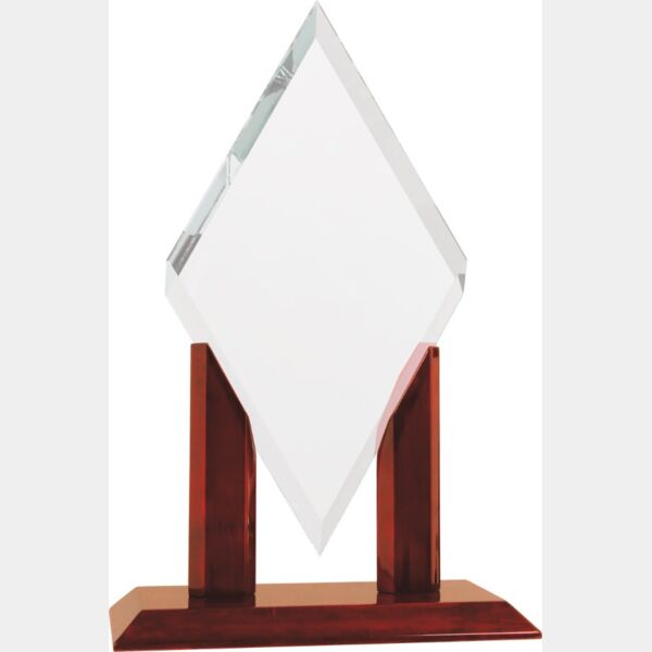 8" x 14" Mayfair Diamond Glass Replacement Blank Thumbnail