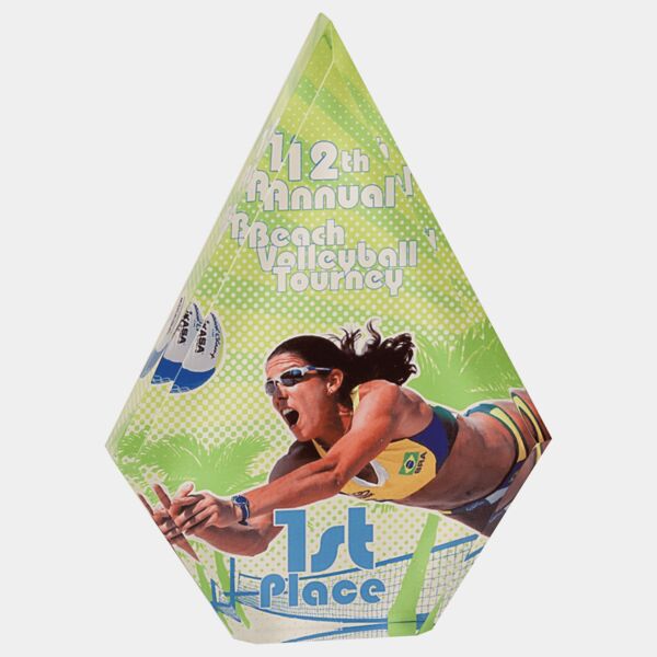 5 3/4" x 8" Diamond Sublicrylic Thumbnail