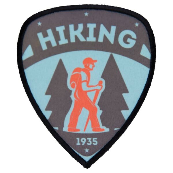 3" x 3 1/2" Shield Sublimatable Patch with Adhesive & Border Thumbnail