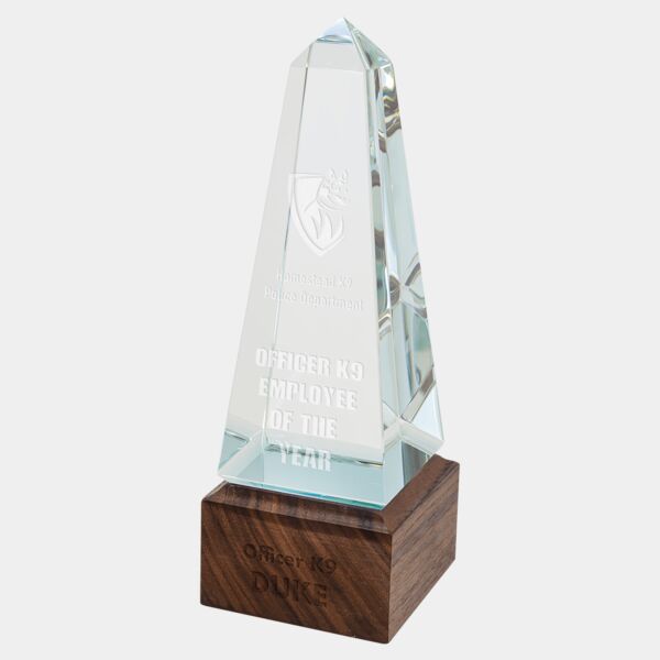 9" Obelisk Sierra Glass with Base Thumbnail