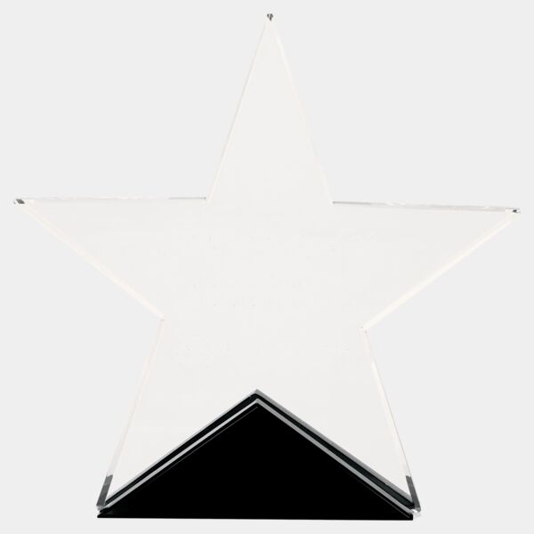 5 3/4" x 5 1/2" Glass Star on Base Thumbnail