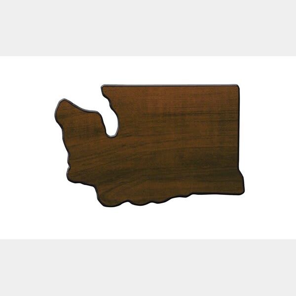 6 1/2" x 10" Finish Edge Washington State Plaque Thumbnail