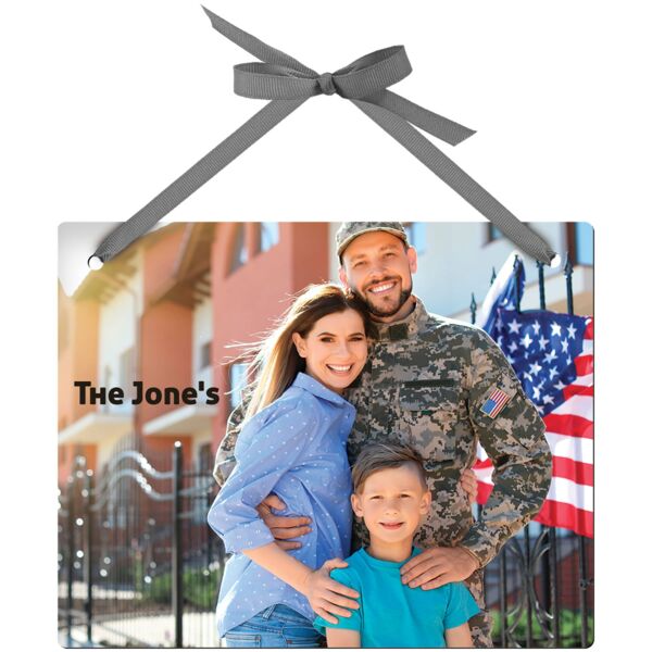 8" x 10" Sublimatable Rectangle Hardboard Wall Decor with Ribbon Thumbnail