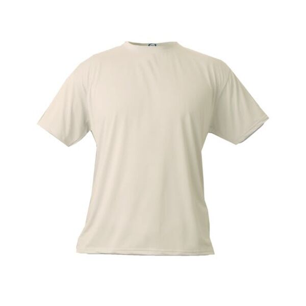 Small Sand Short Sleeve Basic T-Shirt Thumbnail