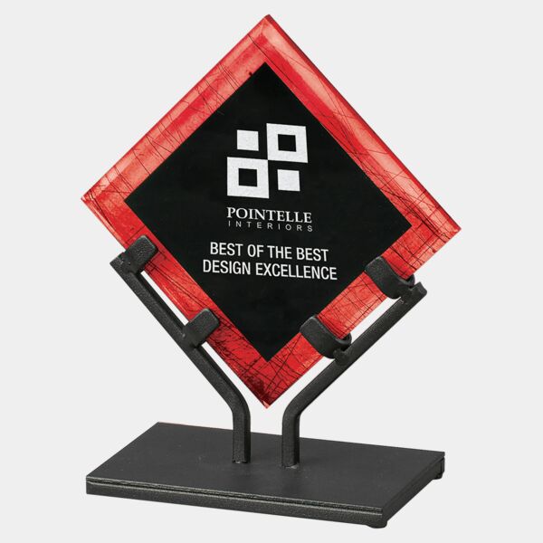 7" Galaxy Acrylic Plaque with Iron Stand Thumbnail