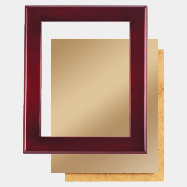 Piano Finish Frame Kit with Brushed Metal Backing Thumbnail