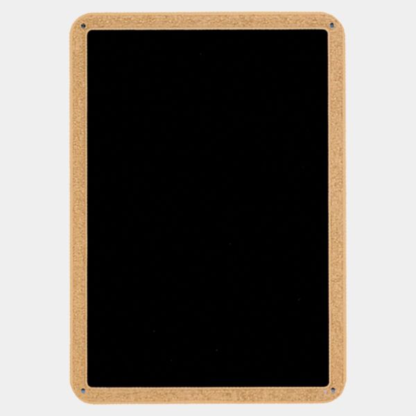 5 1/4" x 6 1/4" Brass Plated Steel Textured Plate with Border Thumbnail