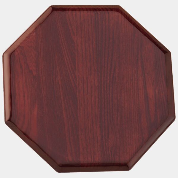 10" x 10" Octagonal Piano Finish Plaque Thumbnail