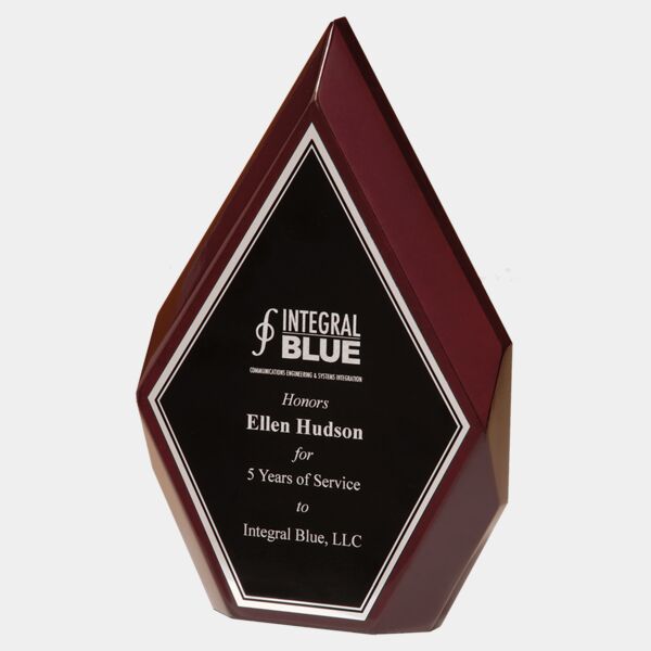 5 1/4" x 8 7/8" High Gloss Diamond with and Engraving Plate Thumbnail